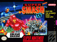 Super Smash TV Super Nintendo US box art